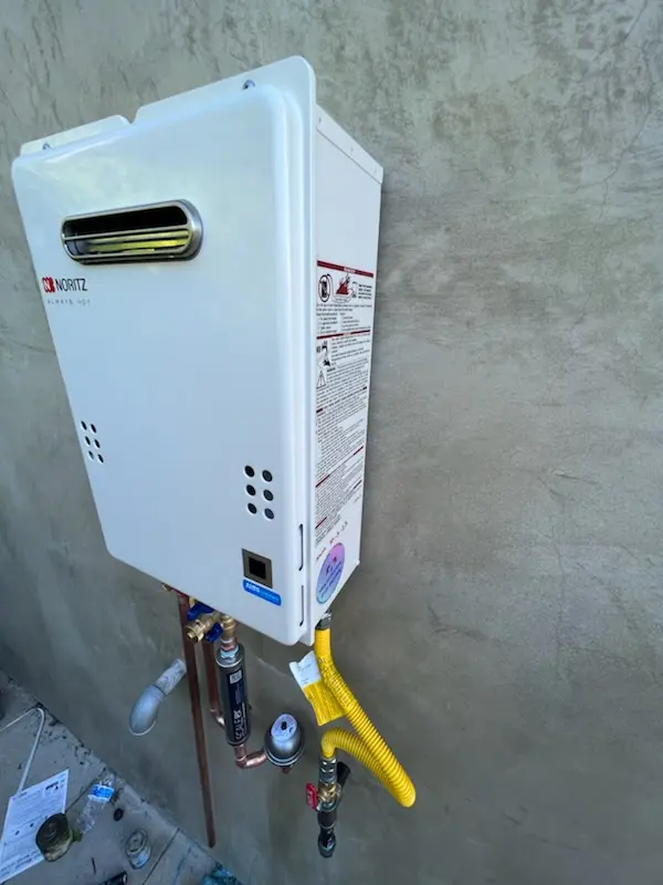 Tankless water heater installation for Orangevale homes